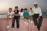 Kids with Mohammed Masa on Mamzar