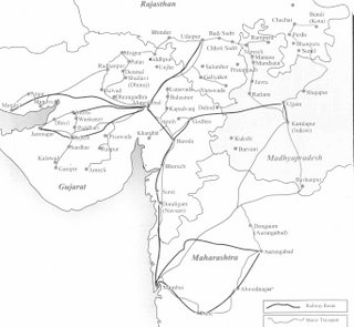 Route map of Ziyarat places in India